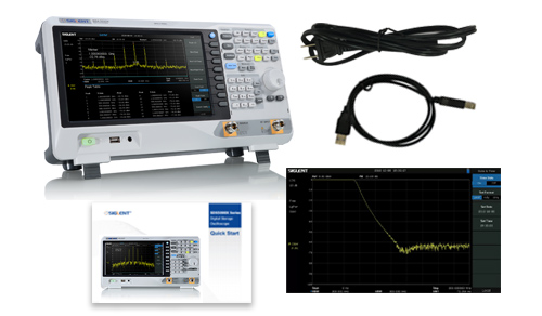 TestEquity: Siglent SSA3021X RF Spectrum Analyzer, 2.1GHz, 10.1